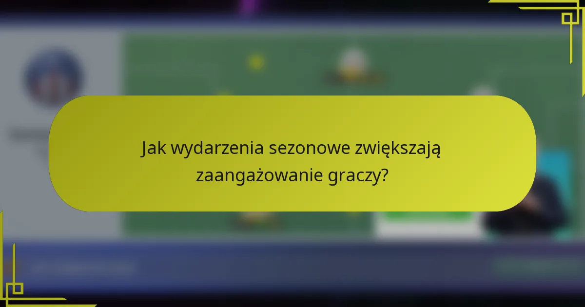 Jak wydarzenia sezonowe zwiększają zaangażowanie graczy?